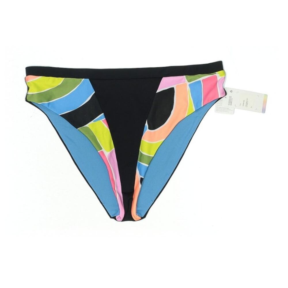 Speedo Size XXL Bikini Swim Suit Bottom Bikini Black Multi NWT